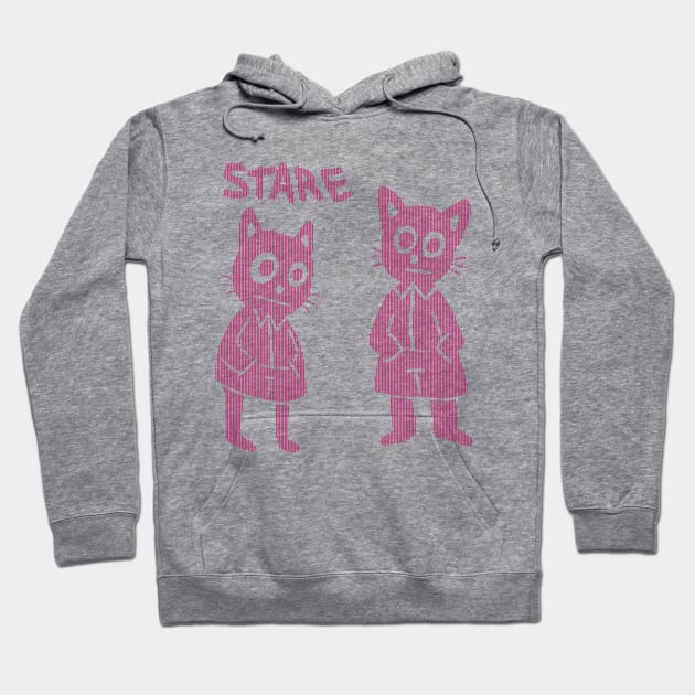 Stare Cat Hoodie by le_onionboi